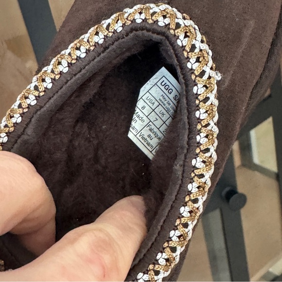 NEW UGG Tasman II toddler slippers slide baby boy girl unisex dusted cocoa suede - Picture 3 of 12